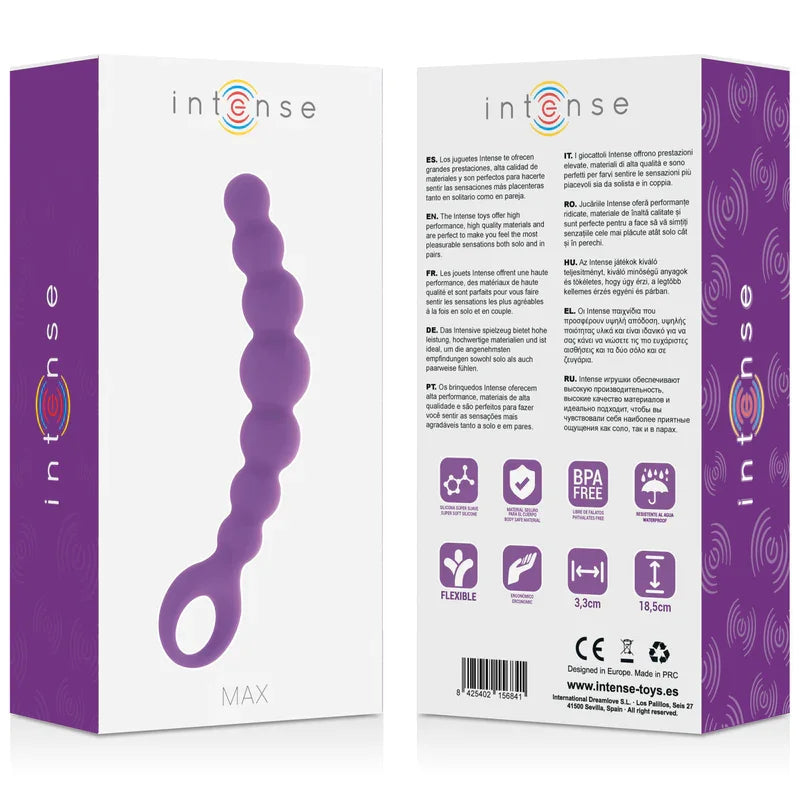 INTENSE - ANAL BEADS MAX LILA - Nuvica