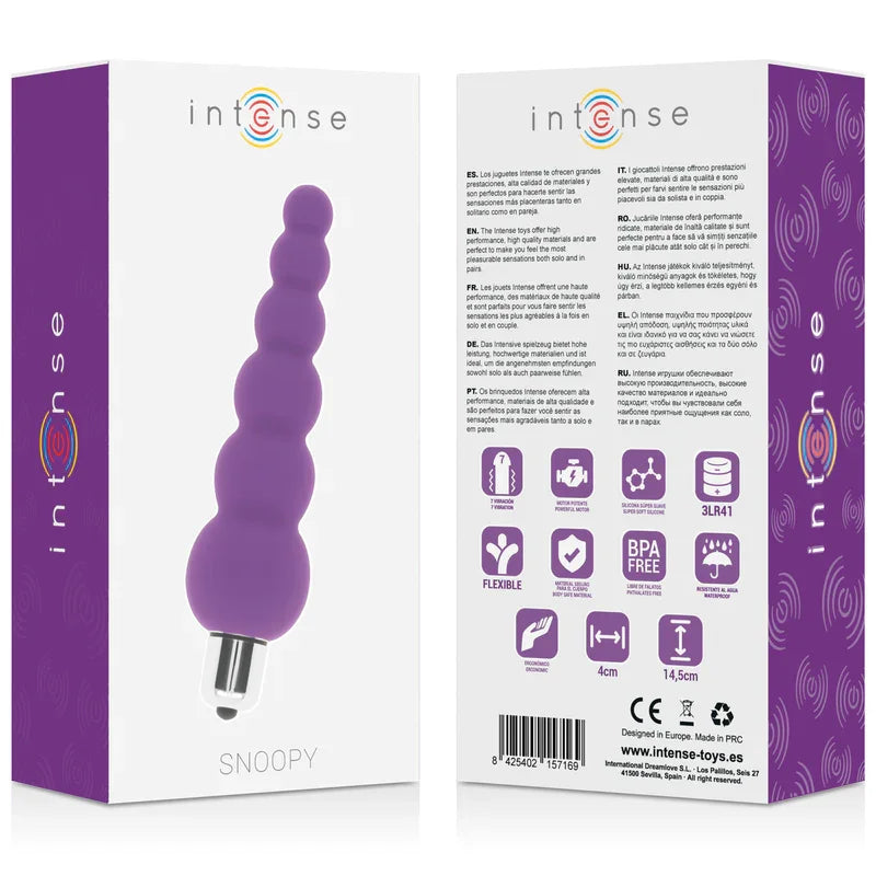 INTENSE - SNOOPY 7 SPEEDS SILICONE LILA - Nuvica