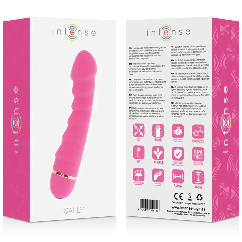 INTENSE - SALLY 20 SPEEDS SILICONE ROSA - Nuvica