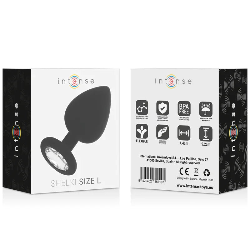 INTENSE - SHELKI L PLUG ANAL NEGRO - Nuvica