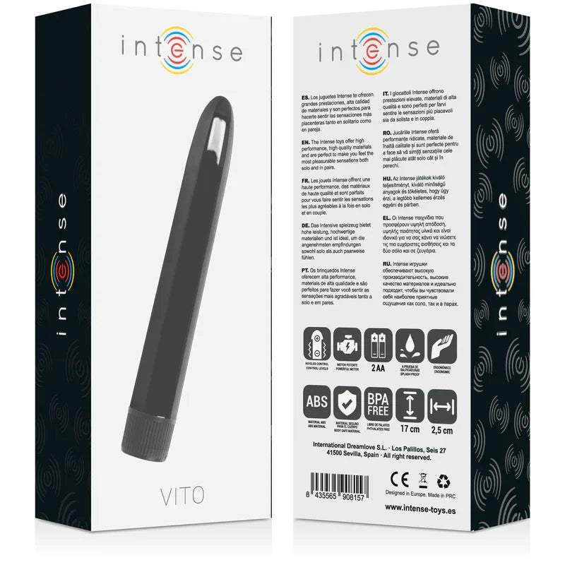 INTENSE - VITO VIBRADOR NEGRO - Nuvica