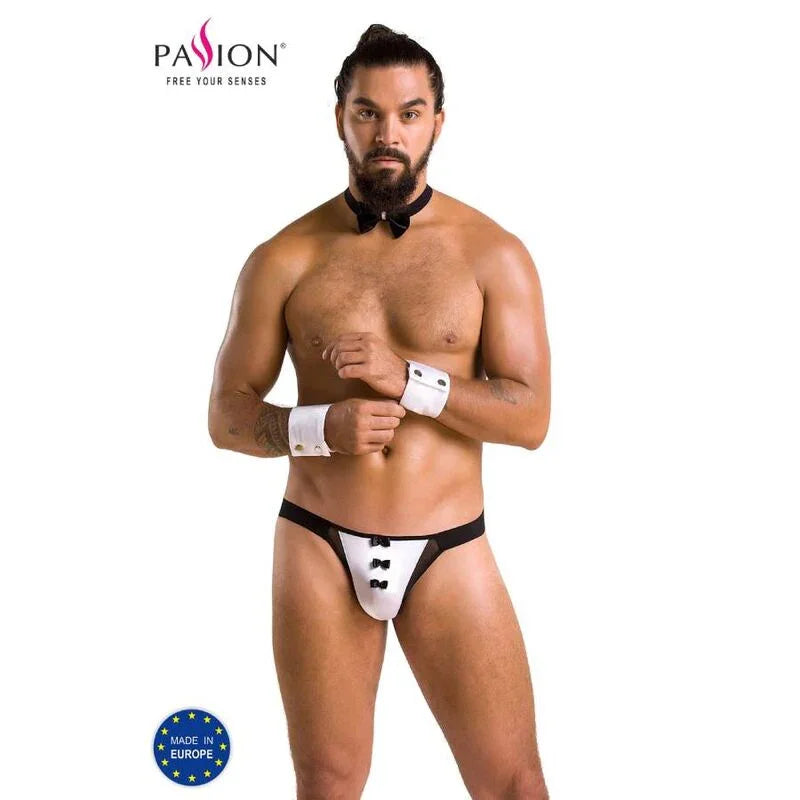 PASSION - 036 SLIP ALFROJO NEGRO L/XL - Nuvica