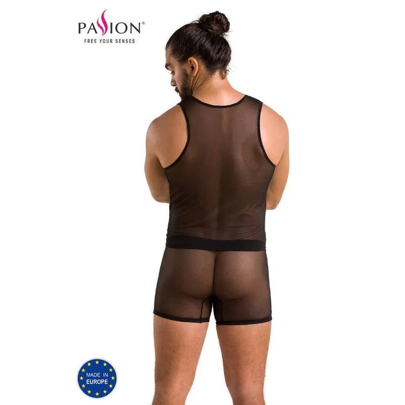 PASSION - 054 SET OSCAR NEGRO S/M - Nuvica