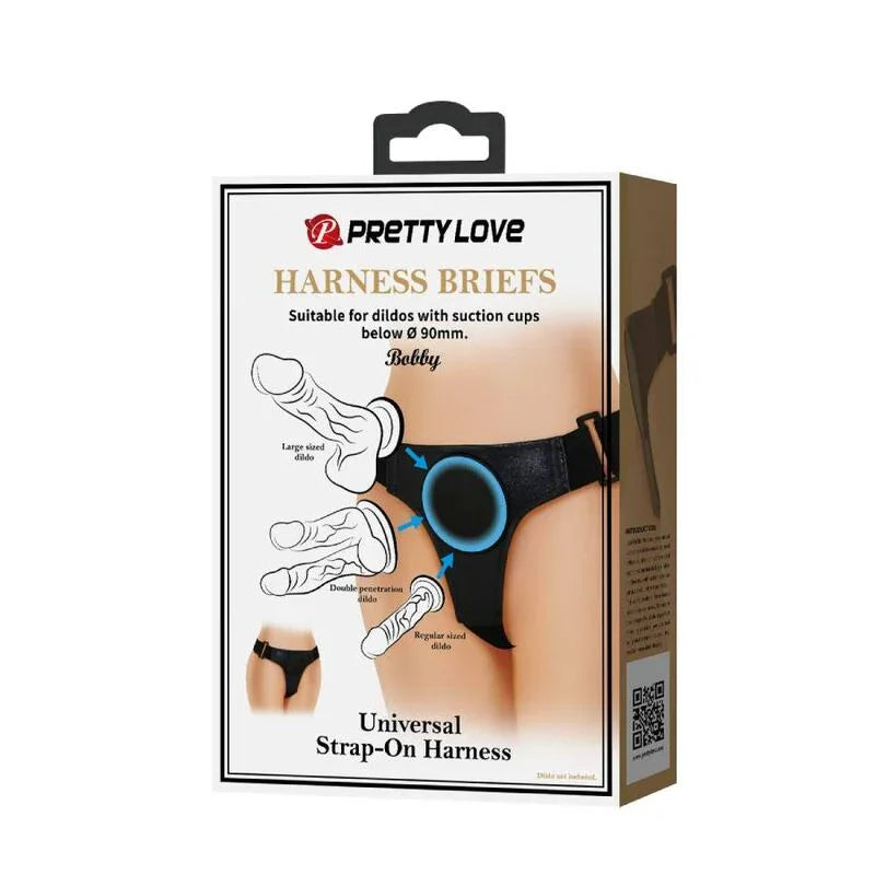 PRETTY LOVE - ARNÉS UNIVERSAL NEGRO - Nuvica