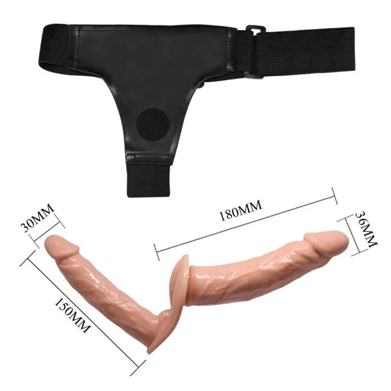 BAILE - ULTRA PASSIONATE HARNESS DOBLES DILDOS CON ARNÉS - Nuvica