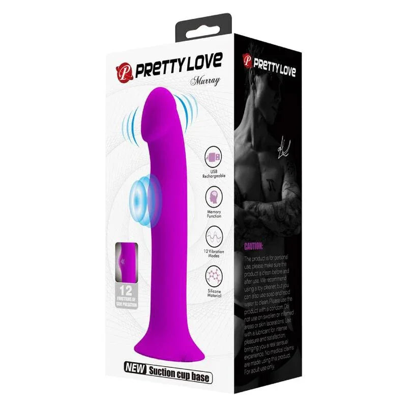 PRETTY LOVE - MURRAY VIBRADOR Y ESTIMULADOR PUNTO G MORADO - Nuvica