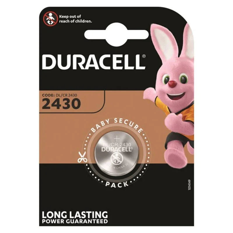 DURACELL - PILA BOTON LITIO CR2430 3V BLISTER*1 - Nuvica