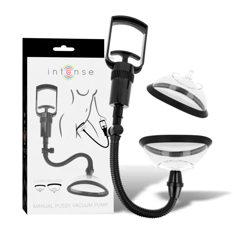 INTENSE - PUMP BOMBA MANUAL VAGINAL CON DOS COPAS INTERCAMBIABLES - Nuvica