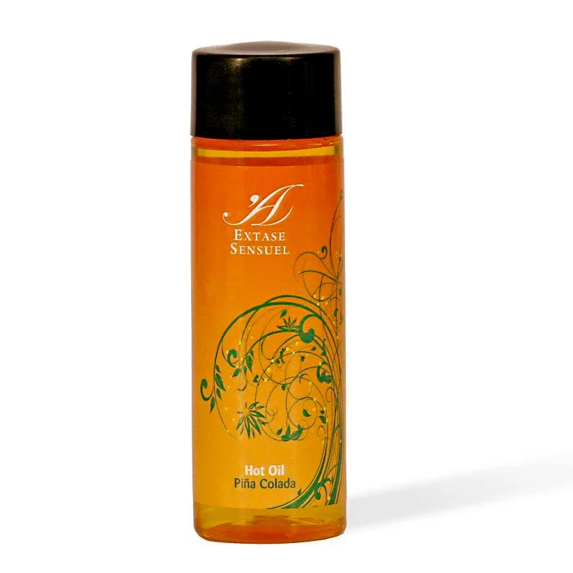 EXTASE SENSUAL - ACEITE ESTIMULANTE CALOR PIÑA COLADA 100 ML - Nuvica