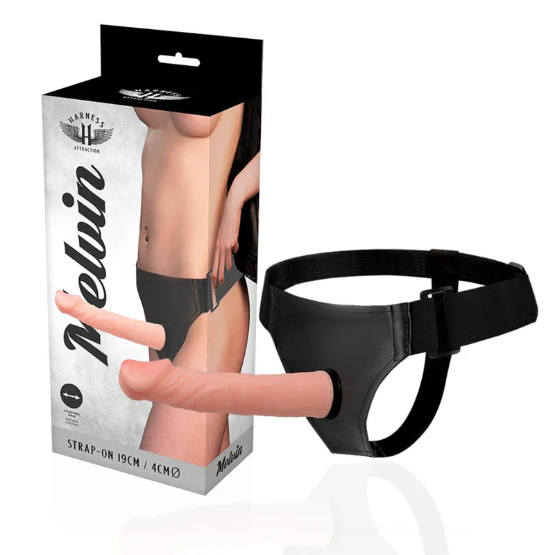 HARNESS ATTRACTION - ARNÉS MELVIN FLESH 19 CM -O- 4 CM - Nuvica