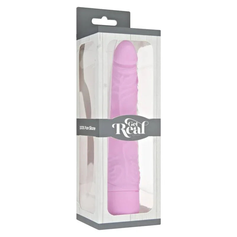 GET REAL - CLASSIC SLIM VIBRADOR ROSA - Nuvica