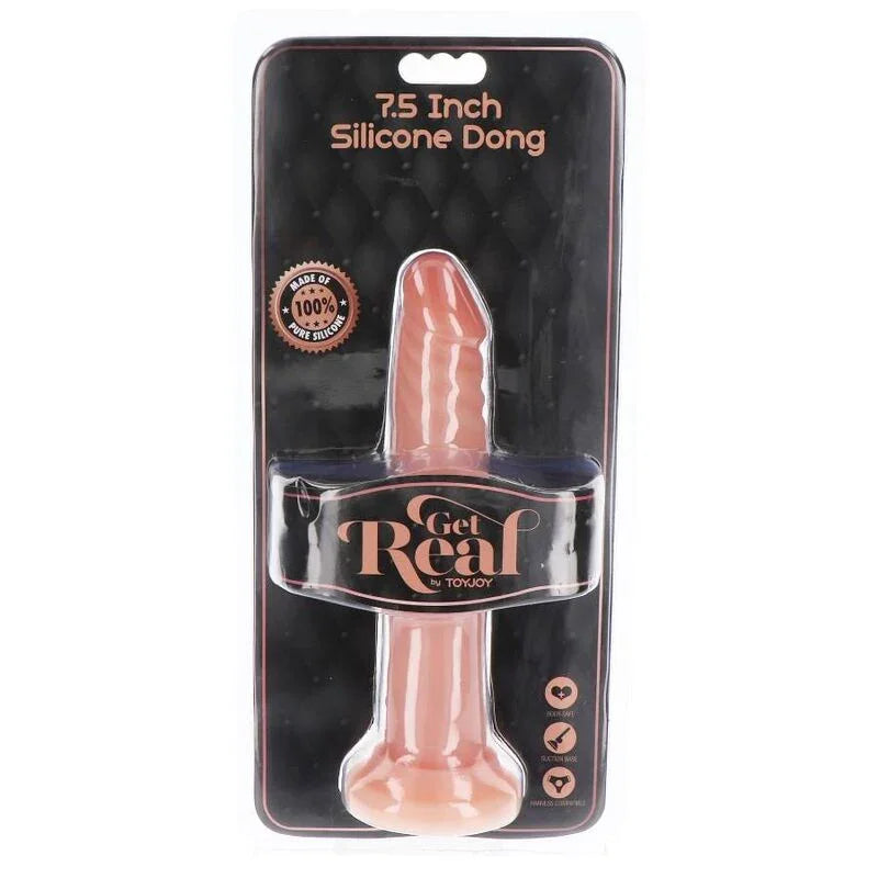 GET REAL - DONG SILICONA 19 CM NATURAL - Nuvica