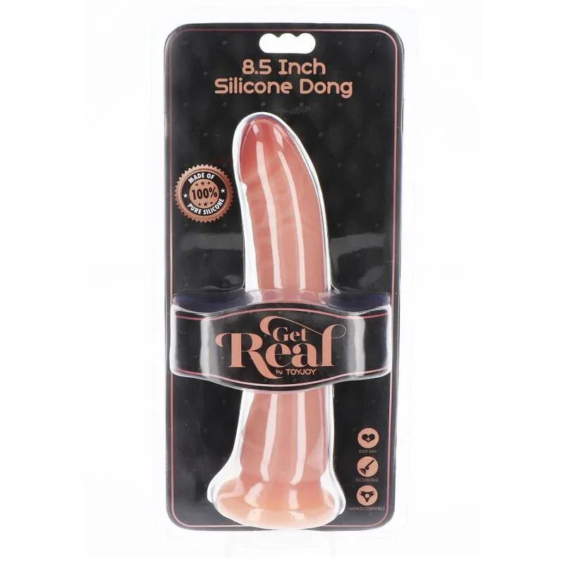 GET REAL - DONG SILICONA 21 CM NATURAL - Nuvica