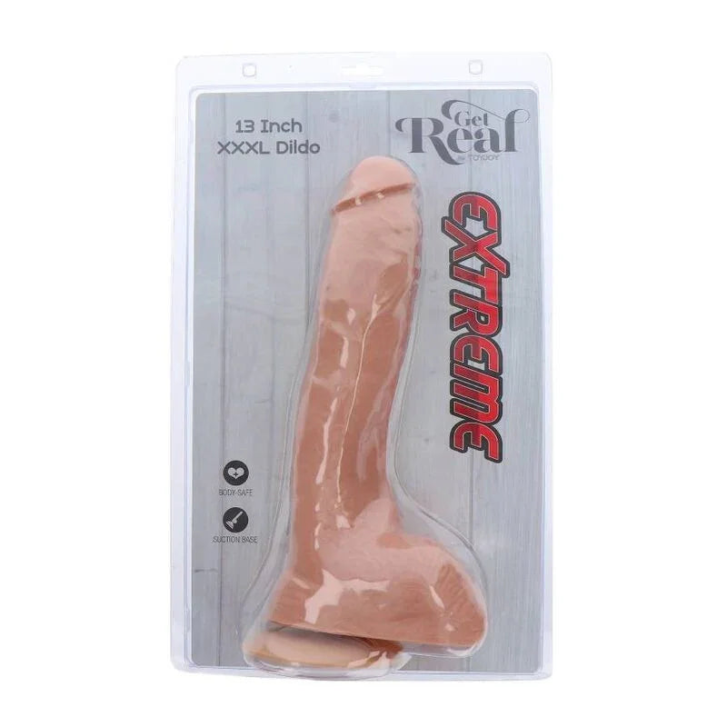 GET REAL - EXTREME XXXL DILDO 34 CM NATURAL - Nuvica