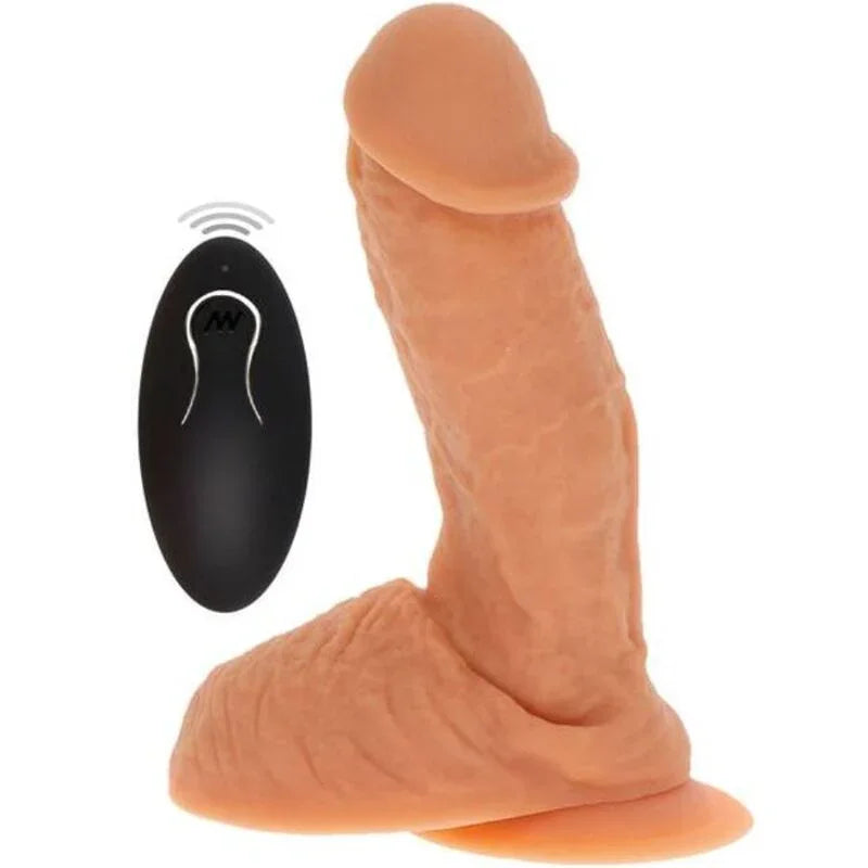 GET REAL - DILDO VIBRADOR SILICONA NATURAL - Nuvica