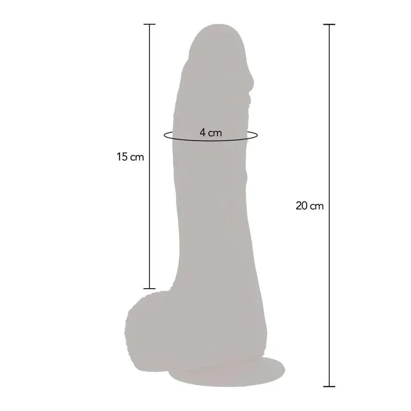 GET REAL - DILDO VIBRADOR ROTADOR UP&DOWN NATURAL - Nuvica