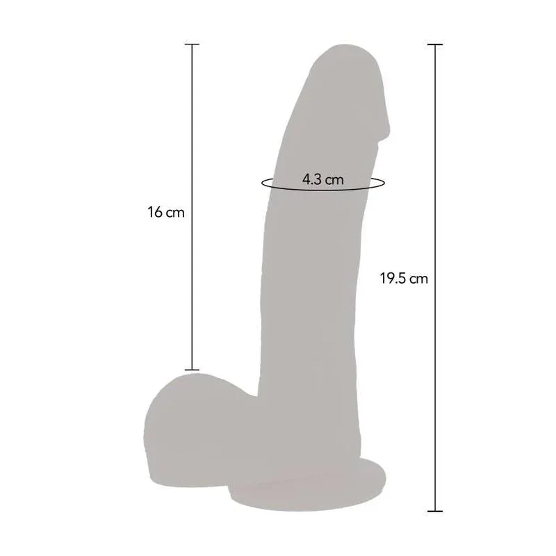 GET REAL - DILDO EMPUJE MAGNÉTICO PULSANTE NATURAL - Nuvica