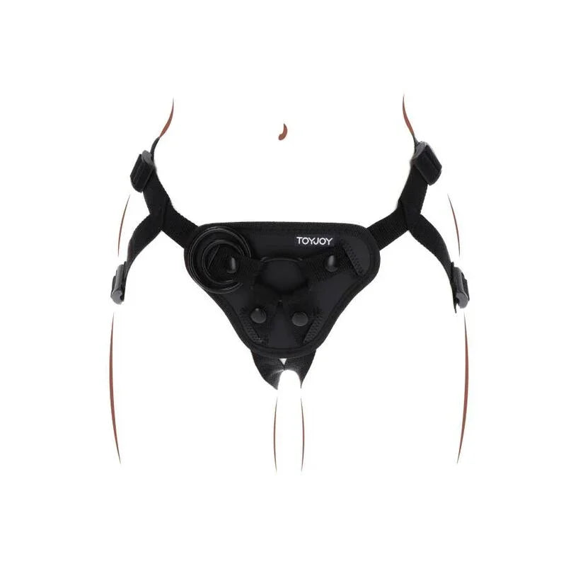 GET REAL - STRAP-ON HARNÉS NEGRO - Nuvica