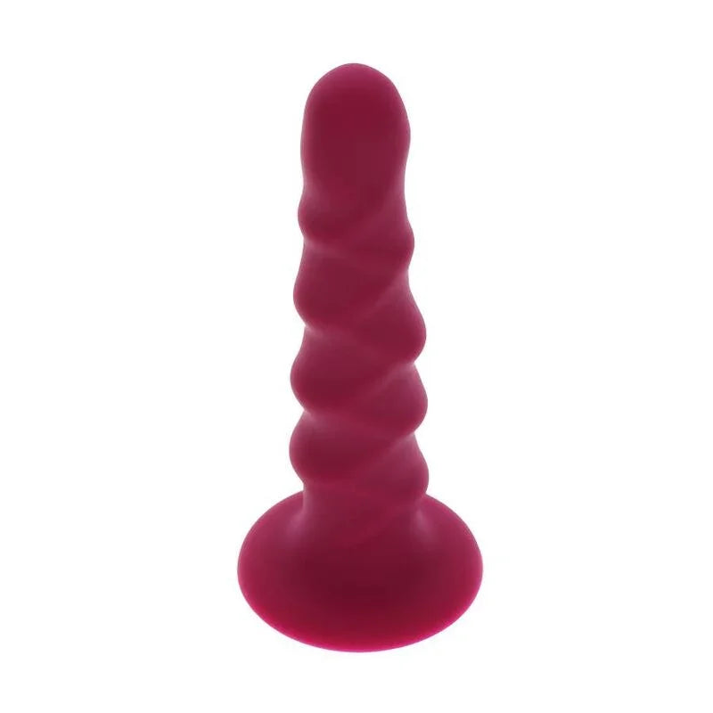 GET REAL - RIBBED DONG 12 CM ROJO - Nuvica
