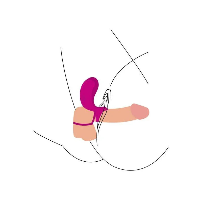 XOCOON - ANILLO VIBRADOR PARA PAREJAS FUCSIA - Nuvica
