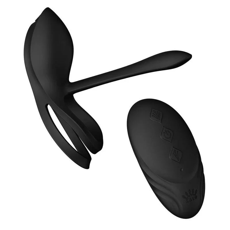 ZALO - BAYEK ANILLO VIBRADOR CONTROL REMOTO PAREJAS NEGRO - Nuvica