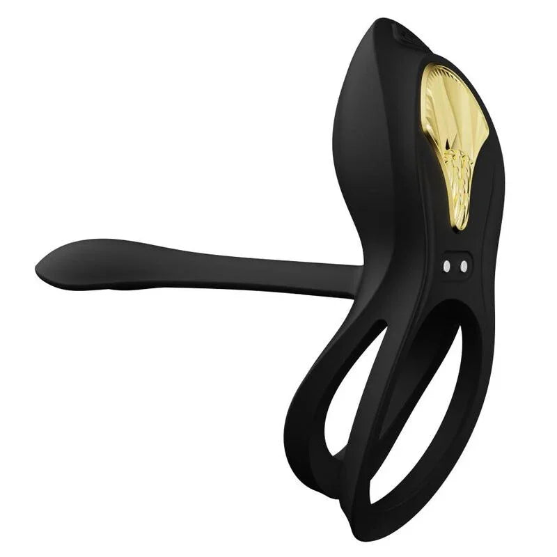 ZALO - BAYEK ANILLO VIBRADOR CONTROL REMOTO PAREJAS NEGRO - Nuvica