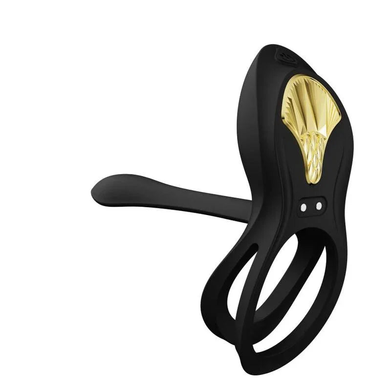 ZALO - BAYEK ANILLO VIBRADOR CONTROL REMOTO PAREJAS NEGRO - Nuvica