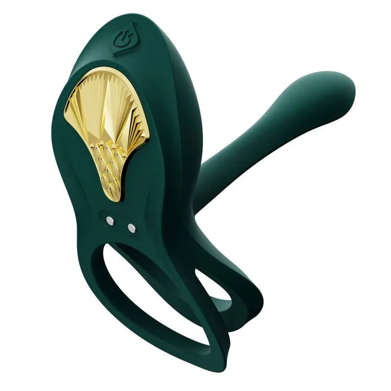 ZALO - BAYEK ANILLO VIBRADOR CONTROL REMOTO PAREJAS VERDE - Nuvica
