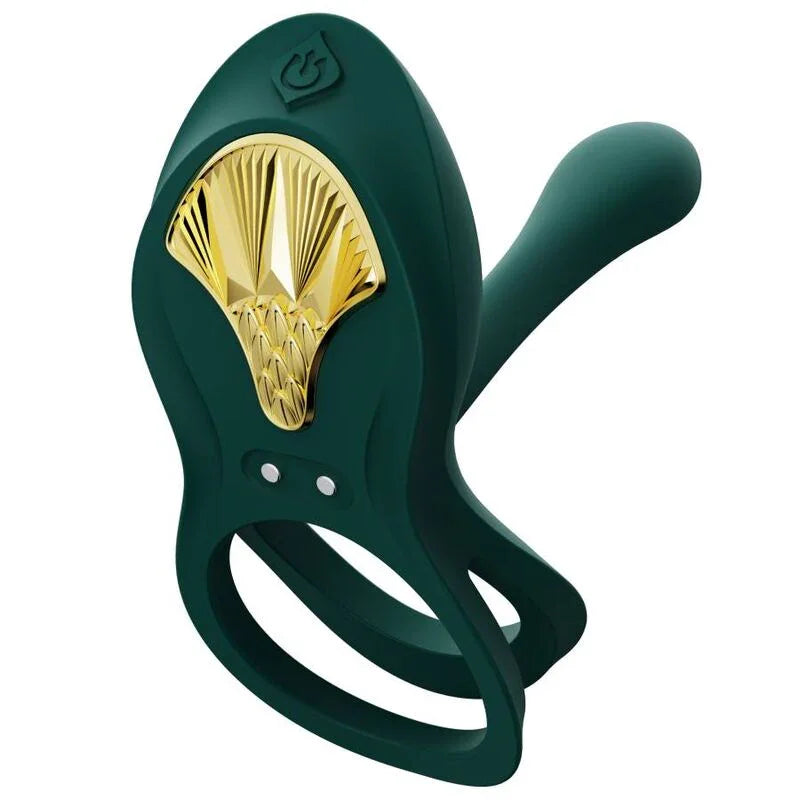 ZALO - BAYEK ANILLO VIBRADOR CONTROL REMOTO PAREJAS VERDE - Nuvica