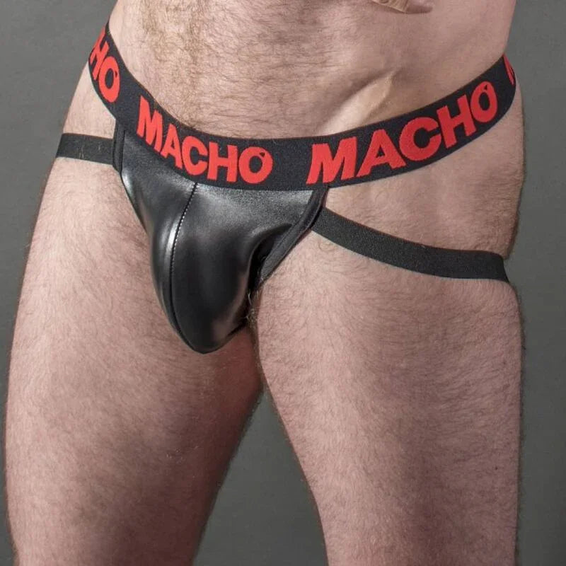 MACHO - MX25RC JOCK CUERO ROJO S - Nuvica