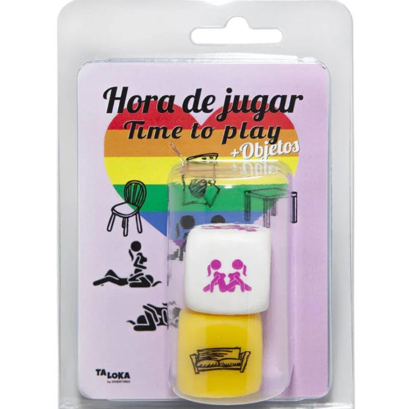 TALOKA - DADOS EROTICOS CON POSICIONES Y LUGARES HORA DE JUGAR - Nuvica