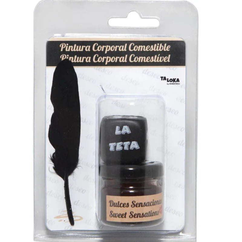 TALOKA - PINTURA CORPORAL COMESTIBLE SABOR CHOCOLATE+ DADO - Nuvica