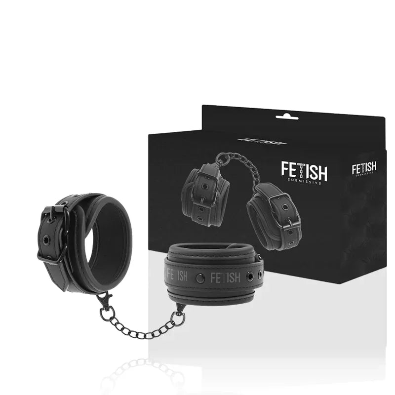 FETISH SUBMISSIVE - ESPOSAS CUERO VEGANO CON FORRO DE NEOPRENO - Nuvica