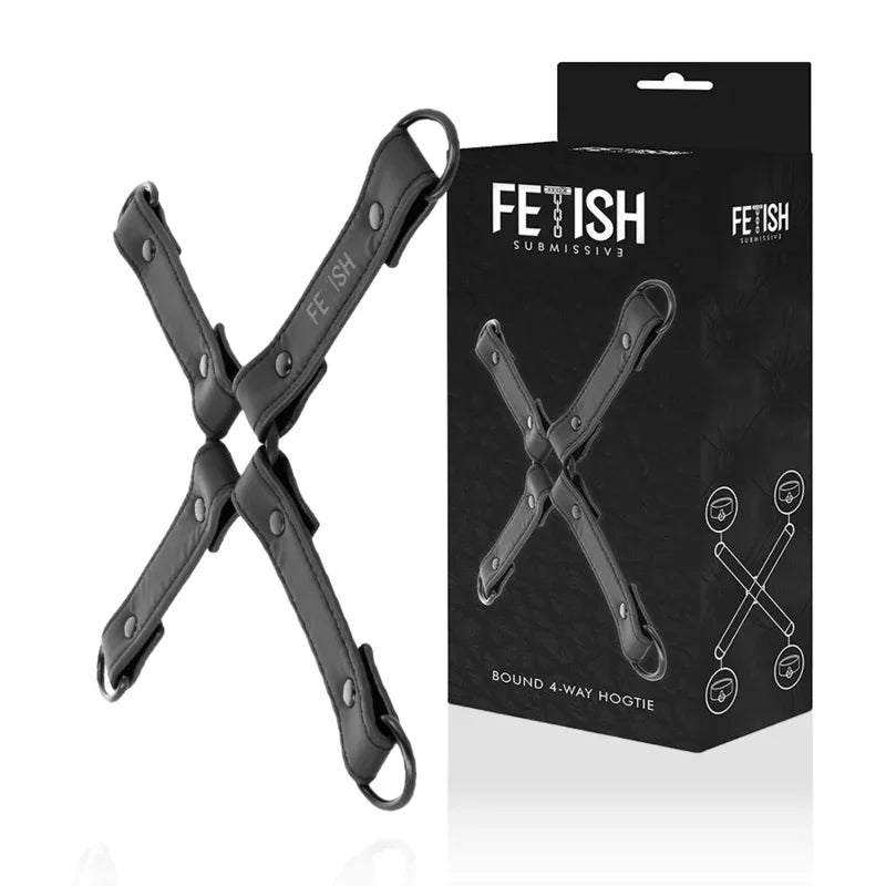 FETISH SUBMISSIVE - UNIÓN ESPOSAS CUERO VEGANO - Nuvica