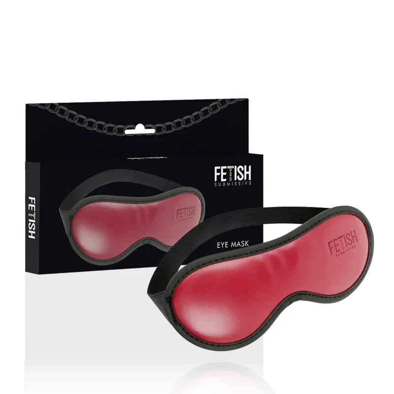 FETISH SUBMISSIVE DARK ROOM - ANTIFAZ CUERO VEGANO CON FORRO DE NEOPRENO - Nuvica