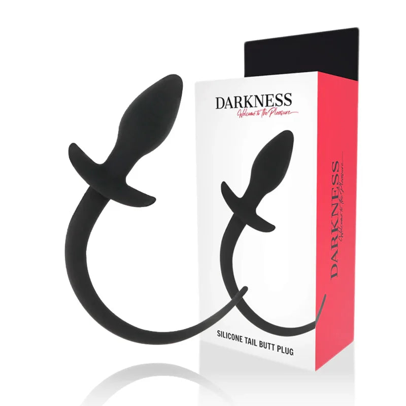 DARKNESS - PLUG ANAL 28 CM SILICONA NEGRO - Nuvica