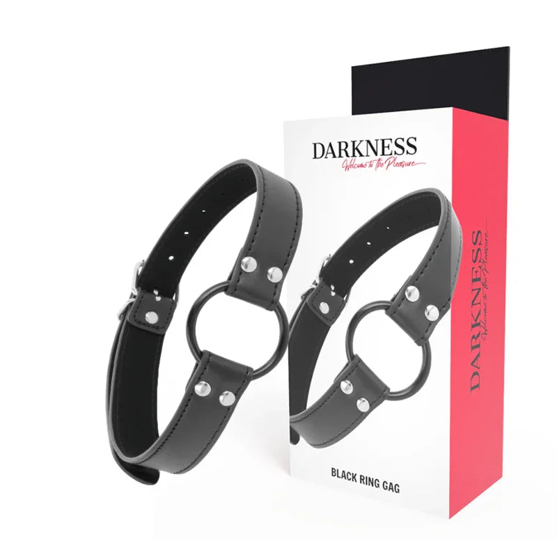 DARKNESS - MORDAZA CON ANILLA DIAMETRO 3.6 CM - Nuvica