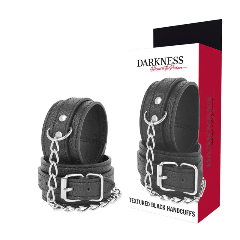 DARKNESS - ESPOSAS LEATHER NEGRO TEXTURA - Nuvica