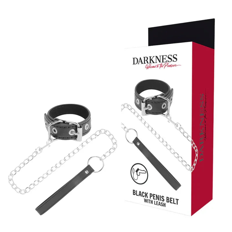DARKNESS - ANILLA PENE CON CORREA - Nuvica