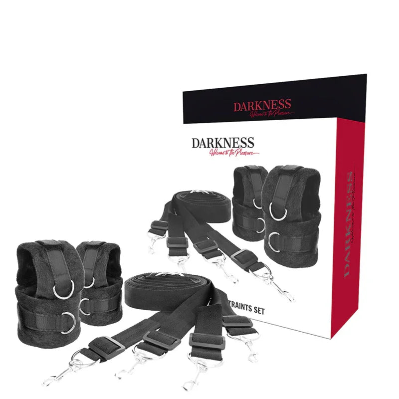 DARKNESS - SET DE ATADURAS PARA LA CAMA - Nuvica