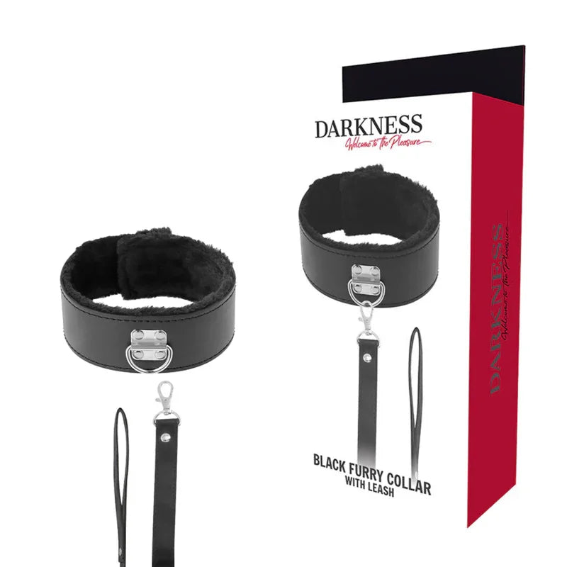 DARKNESS - COLLAR FORRADO CON CADENA TITANIUM - Nuvica