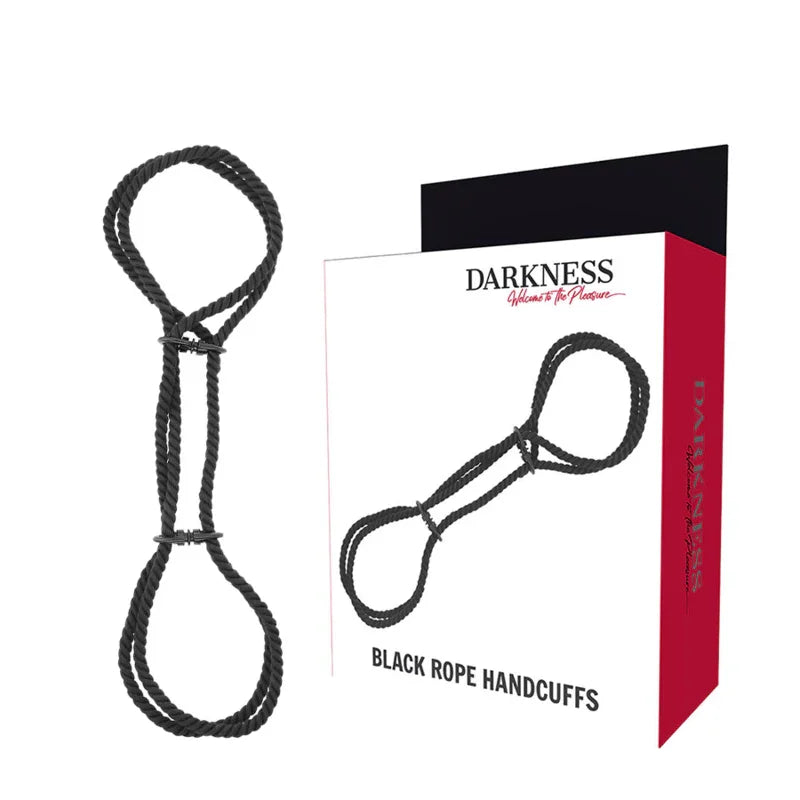 DARKNESS - ESPOSAS MANOS O TOBILLOS CUERDA 100% ALGODON - Nuvica