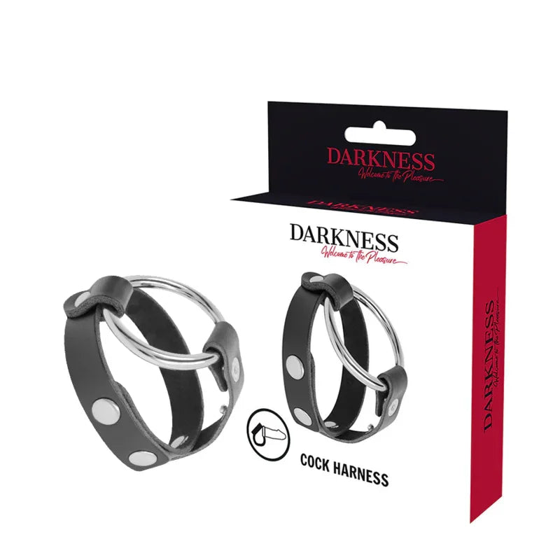 DARKNESS - ANILLO PARA PENE Y TESTÍCULOS BDSM - Nuvica