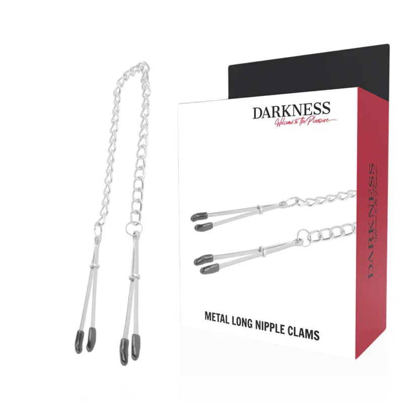 DARKNESS - PINZAS AJUSTABLES PARA PEZONES METAL - Nuvica