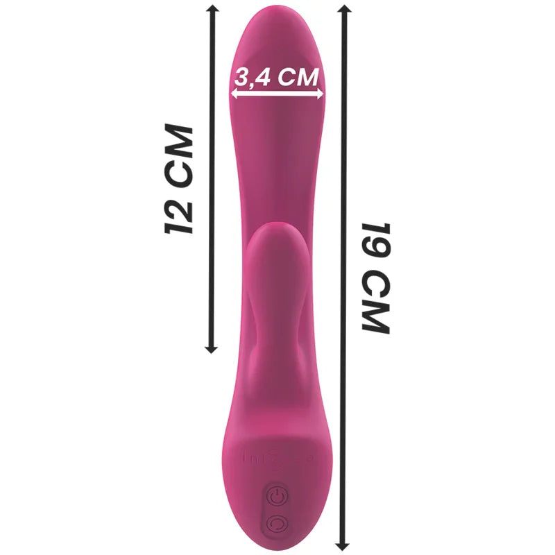INTENSE - LUIGI VIBRADOR RABBIT SILICONA LIQUIDA ROSA - Nuvica