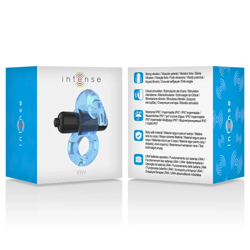INTENSE - FRY ANILLO VIBRADOR AZUL - Nuvica