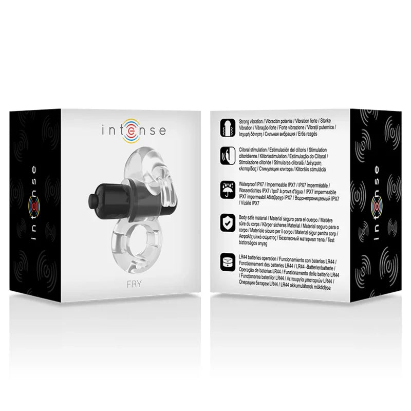 INTENSE - FRY ANILLO VIBRADOR TRANSPARENTE - Nuvica
