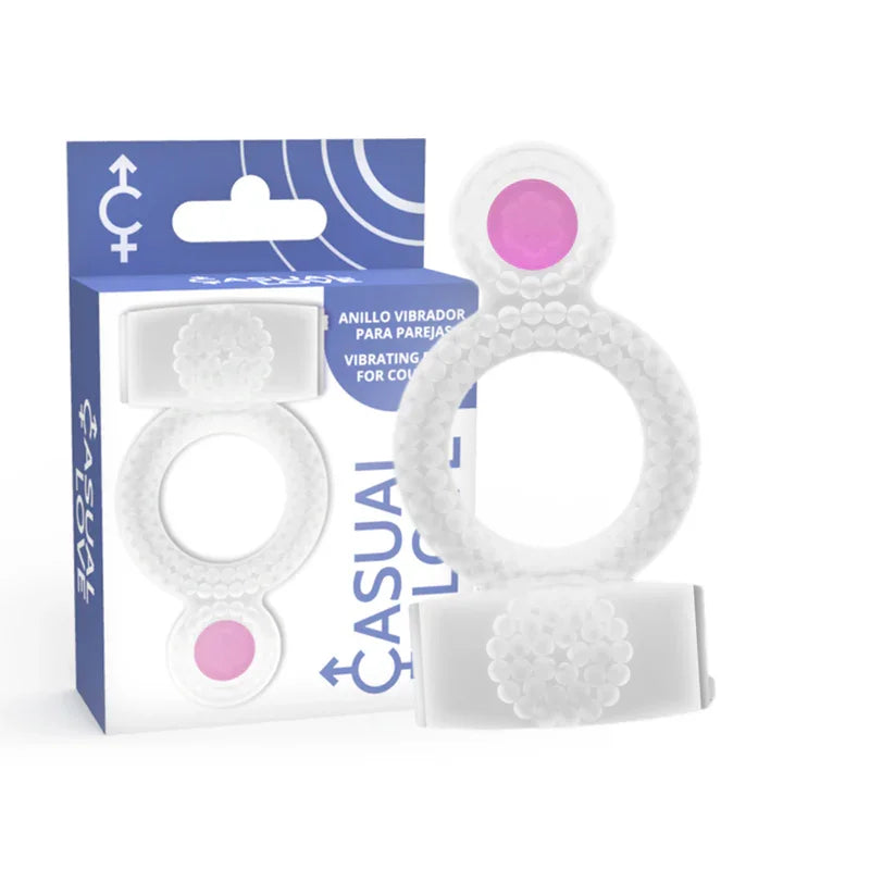 CASUAL LOVE - RING DOUBLE PLEASURE ANILLO TRANSPARENTE - Nuvica