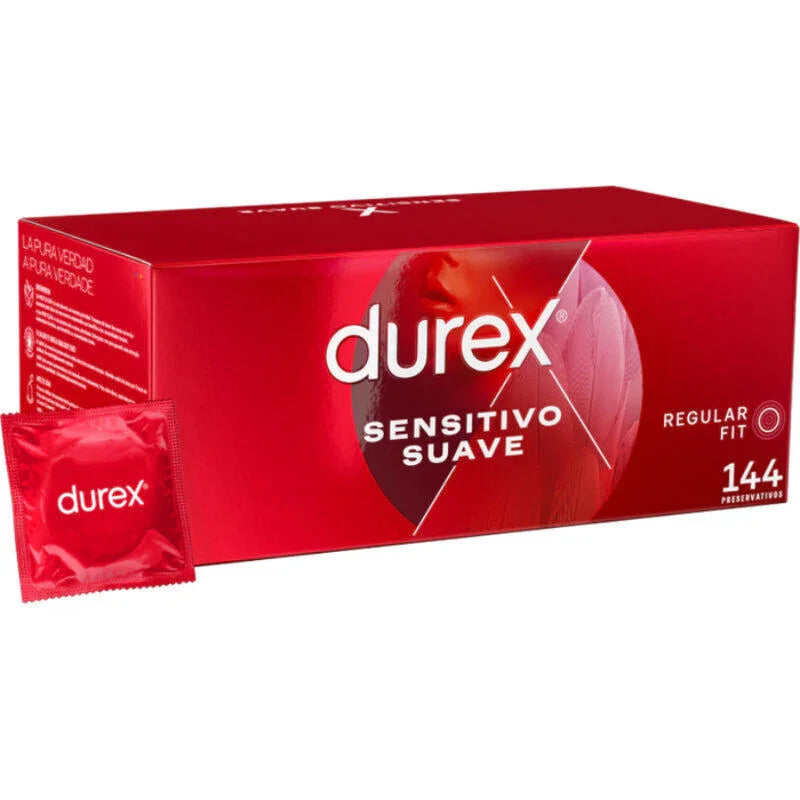 DUREX - SENSITIVO SUAVE 144 UNIDADES - Nuvica