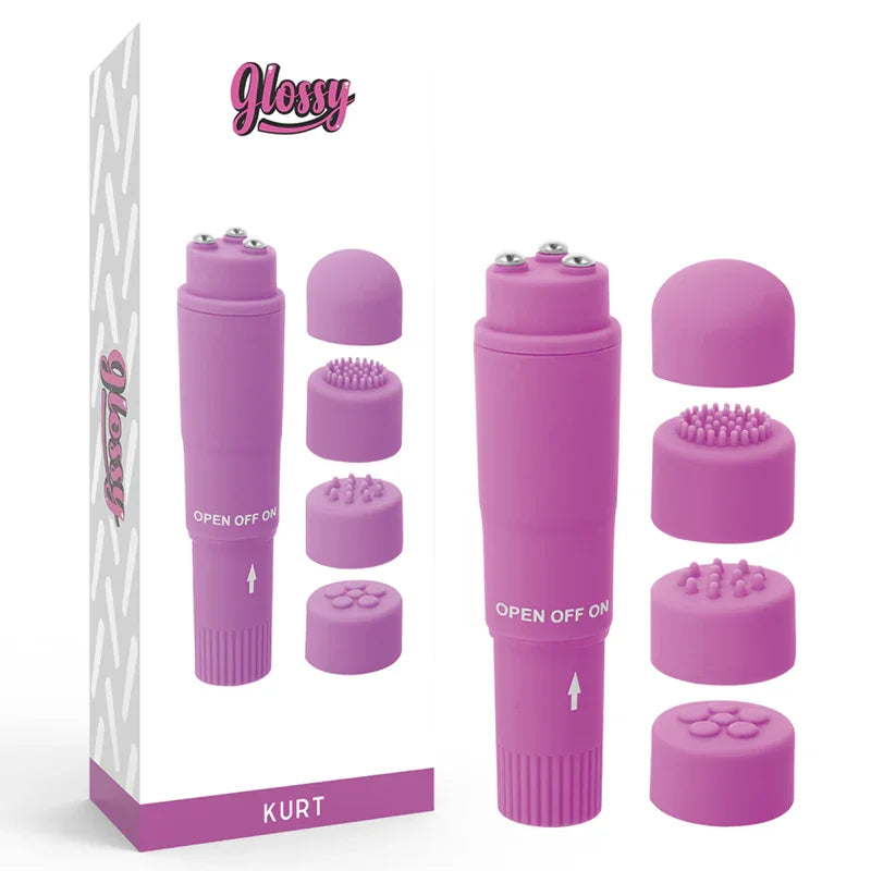 GLOSSY - POCKET KURT MASAJEADOR LILA - Nuvica